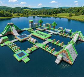 S908 Parco Acquatico Gonfiabile a Tema Minecraft