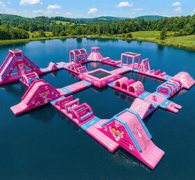 S917 Parco Acquatico Gonfiabile a Tema Pantera Rosa