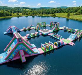 S940 Parco acquatico gonfiabile a tema Le Superchicche