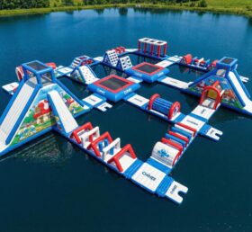 S941 Parco Acquatico Gonfiabile a Tema Puffi