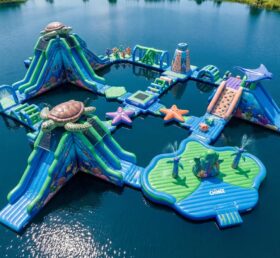 S948 Parco Acquatico Gonfiabile a Tema Mondo Sottomarino
