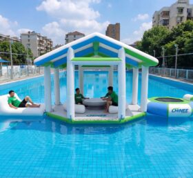 T10-616 Cabana Galleggiante con Lounge – Isola Galleggiante Combinata