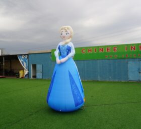 Cartoon2-1001 Principessa del ghiaccio figura cartone gonfiabile
