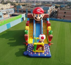 GS2-012B Scivolo Asciutto Gigante Gonfiabile a Tema Super Mario