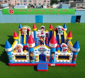 T2-8936 Castello Gonfiabile a Tema Paw Patrol