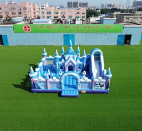 T2-8960 Frozen Ice Castle Inflatable Com...
