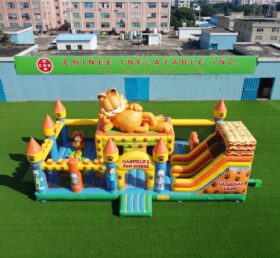 T2-8961 Combo Gonfiabile Garfield con Scivolo
