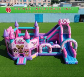 T2-8967 L.O.L. Surprise Castello Gonfiabile Combo con Scivolo