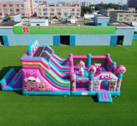 T2-8968 L.O.L. Surprise Castello Gonfiabile Combinato con Scivolo
