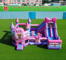 T2-8970 L.O.L. Surprise Castello Gonfiabile Combinato con Scivolo