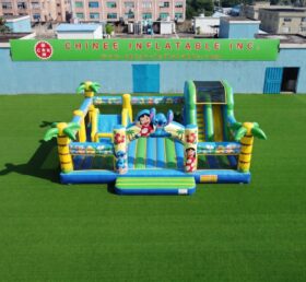 T2-8972 Combo Gonfiabile Lilo & Stitch con Scivolo