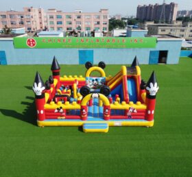 T2-8980 Combo Gonfiabile Mickey & Minnie con Scivolo