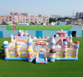 T2-8996 Castello Gonfiabile a Tema POP MART