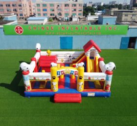 T2-9003 Combo Gonfiabile con Scivolo a Tema Snoopy