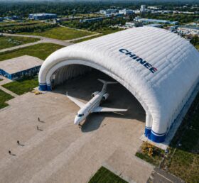 Tent3-124 Hangar Gonfiabile Gigante per Aeromobili Cupola d’Aria
