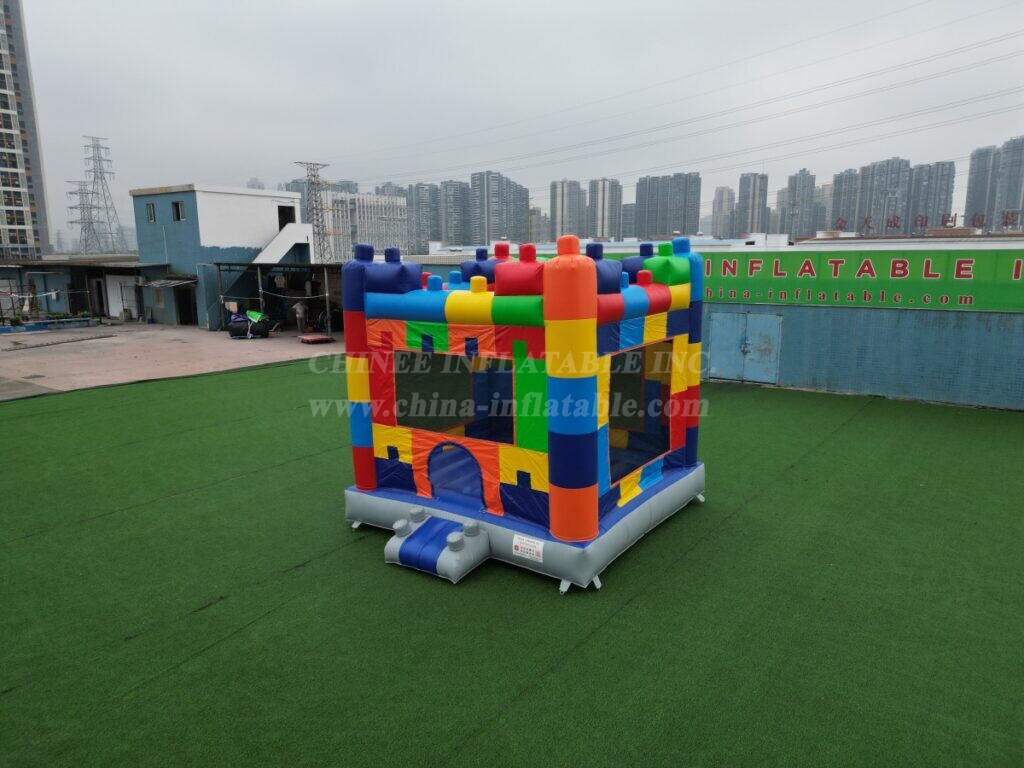 T2-8212 LEGO Colorful Square Inflatable Bouncer