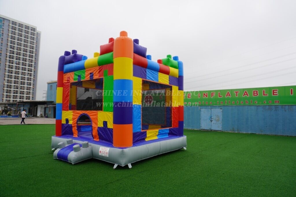 T2-8212 LEGO Colorful Square Inflatable Bouncer
