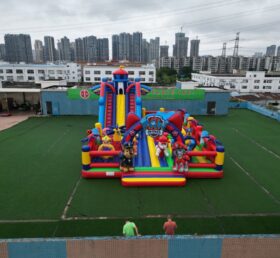 T6-8599 Paw Patrol Scivolo Combo Gonfiabile Funcity con Ostacoli
